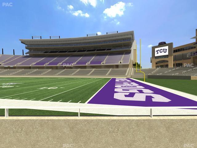Amon G. Carter Stadium - Section 101 Seat View