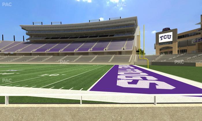 Amon G. Carter Stadium - Section 101 Seat View