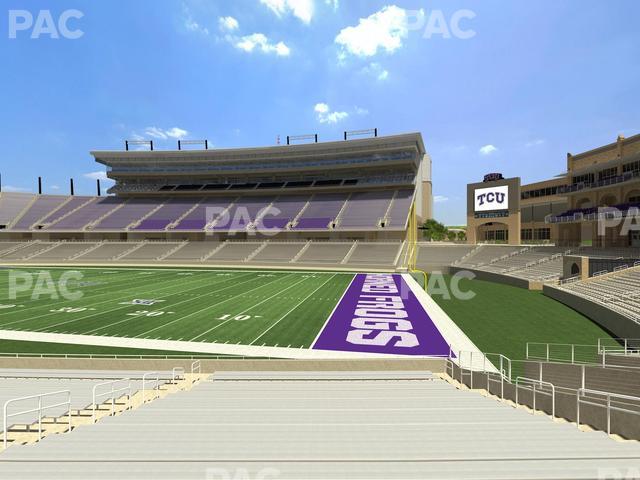 Amon G. Carter Stadium - Section 101 Seat View Amon G. Carter Stadium - Section 101 Seat View