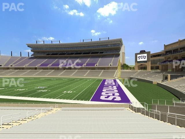 Amon G. Carter Stadium - Section 101 Seat View