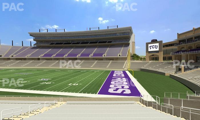 Amon G. Carter Stadium - Section 101 Seat View
