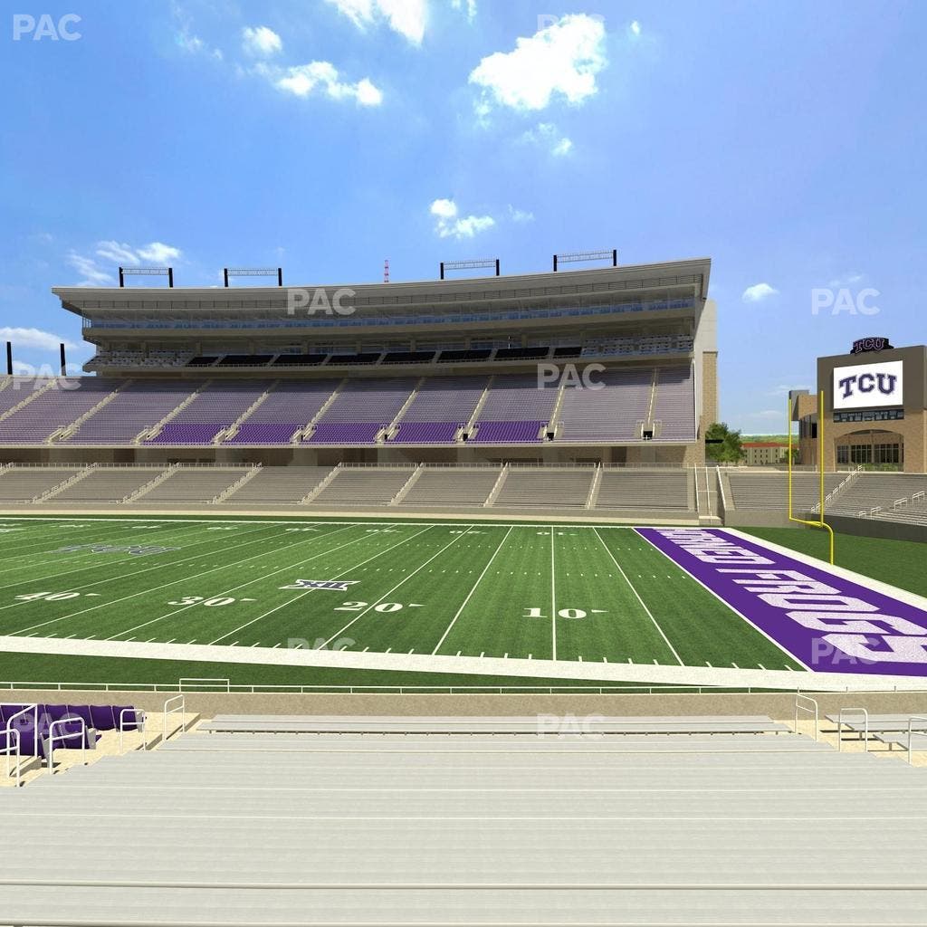 Amon G. Carter Stadium - Section 102 Seat View