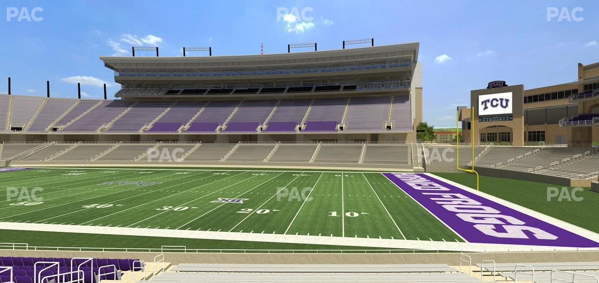Amon G. Carter Stadium - Section 102 Seat View