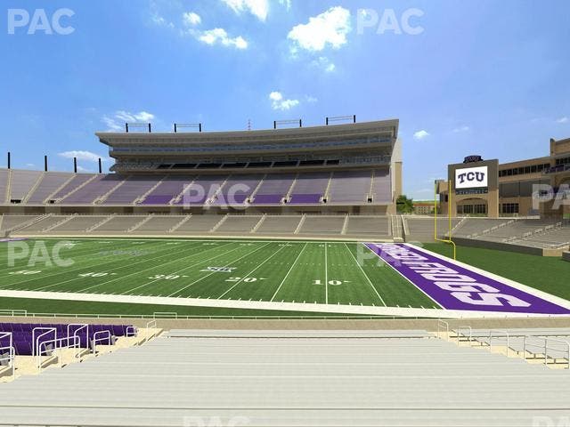 Amon G. Carter Stadium - Section 102 Seat View