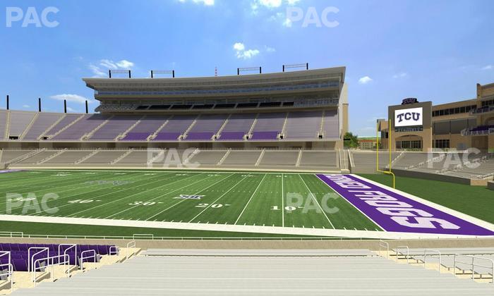 Amon G. Carter Stadium - Section 102 Seat View