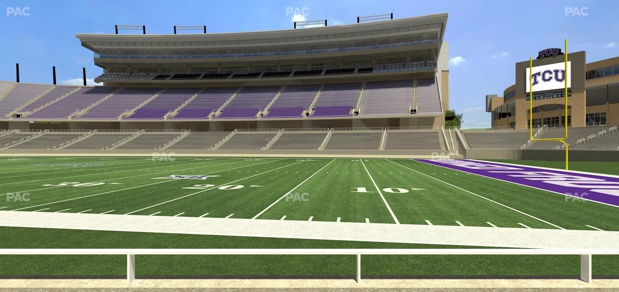 Amon G. Carter Stadium - Section 102 Seat View