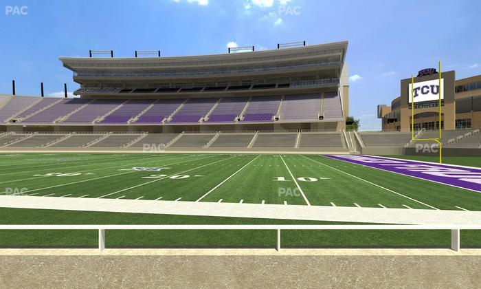 Amon G. Carter Stadium - Section 102 Seat View