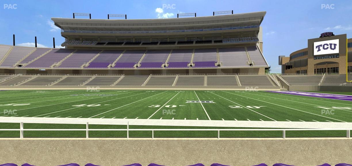 Amon G. Carter Stadium - Section 103 Seat View