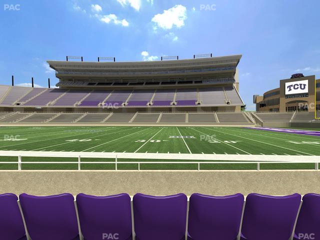 Amon G. Carter Stadium - Section 103 Seat View