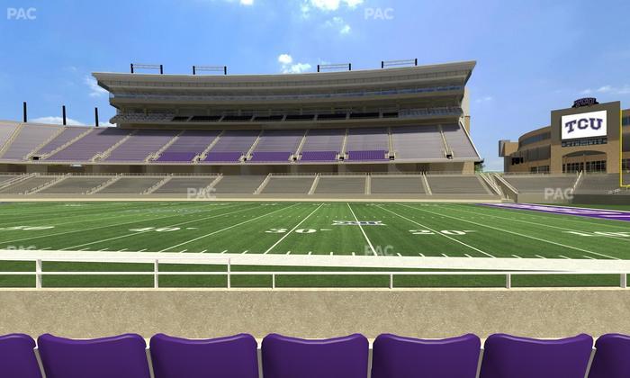 Amon G. Carter Stadium - Section 103 Seat View