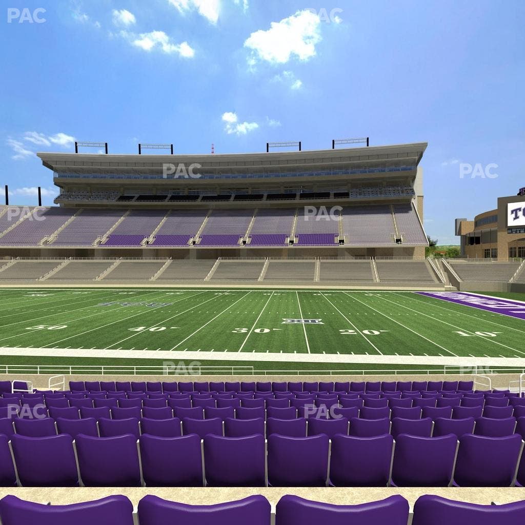 Amon G. Carter Stadium - Section 103 Seat View