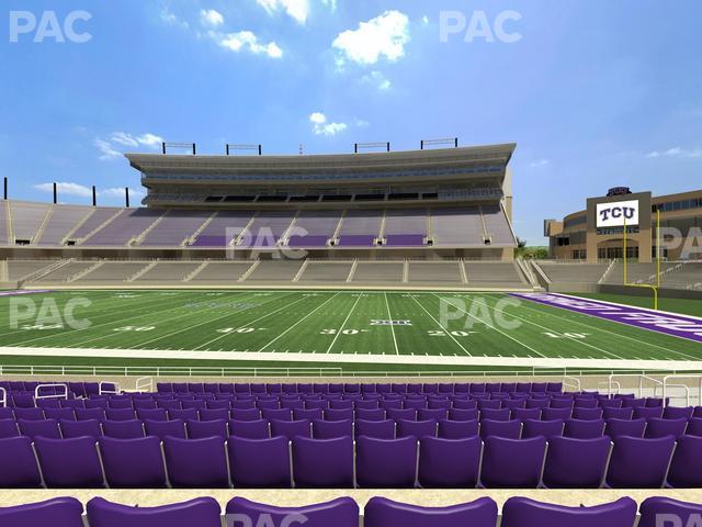 Amon G. Carter Stadium - Section 103 Seat View Amon G. Carter Stadium - Section 103 Seat View