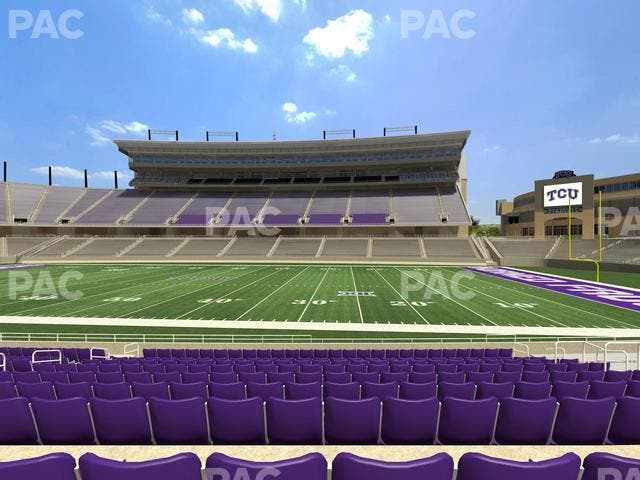 Amon G. Carter Stadium - Section 103 Seat View