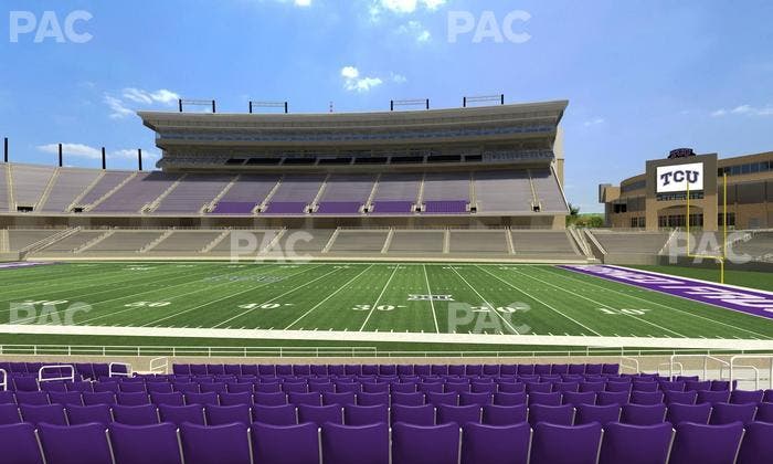 Amon G. Carter Stadium - Section 103 Seat View