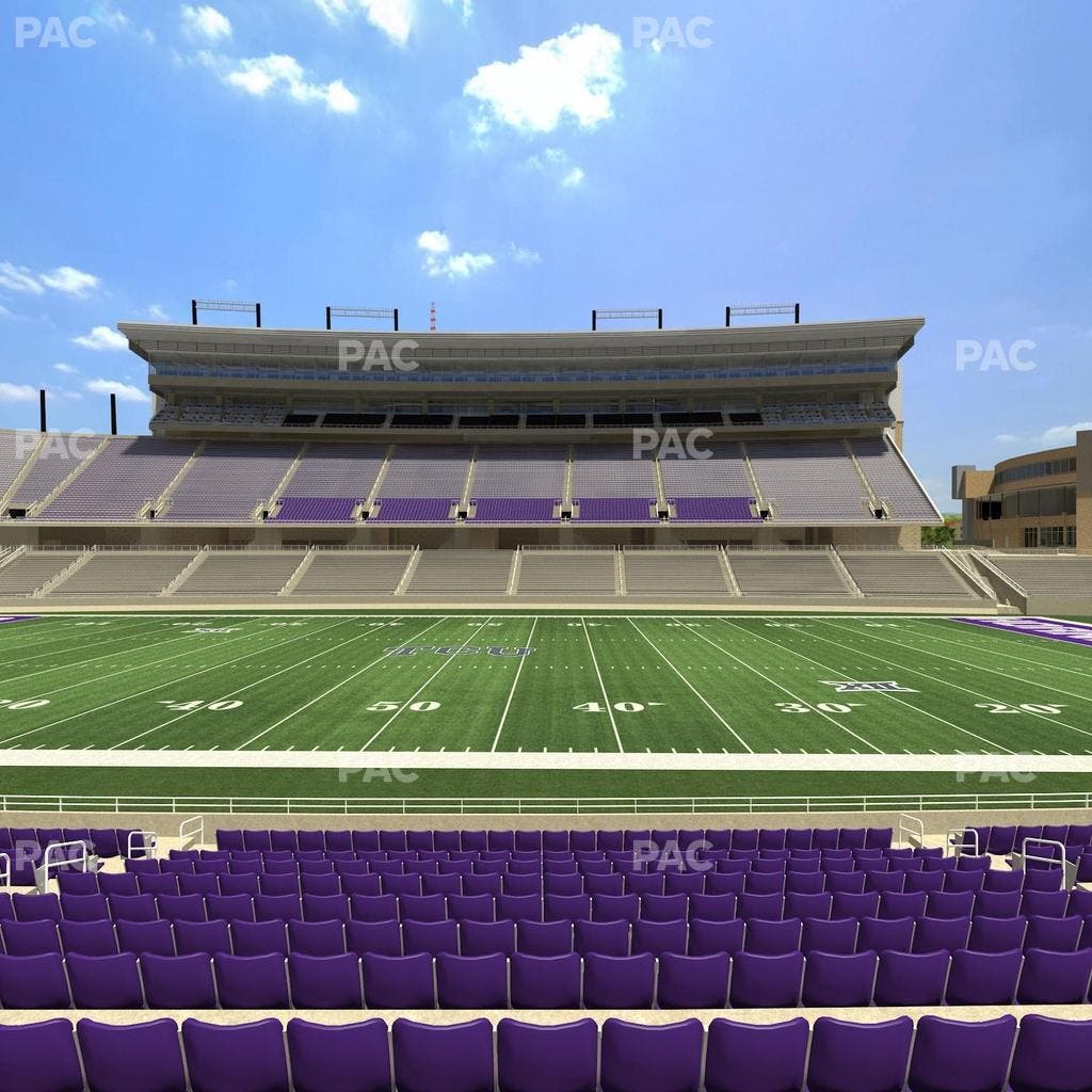 Amon G. Carter Stadium - Section 104 Seat View