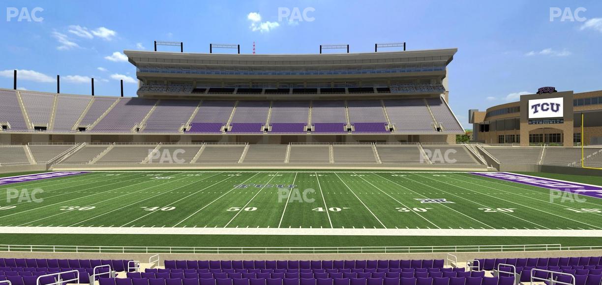 Amon G. Carter Stadium - Section 104 Seat View