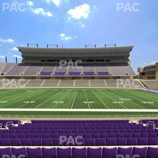 Amon G. Carter Stadium - Section 104 Seat View