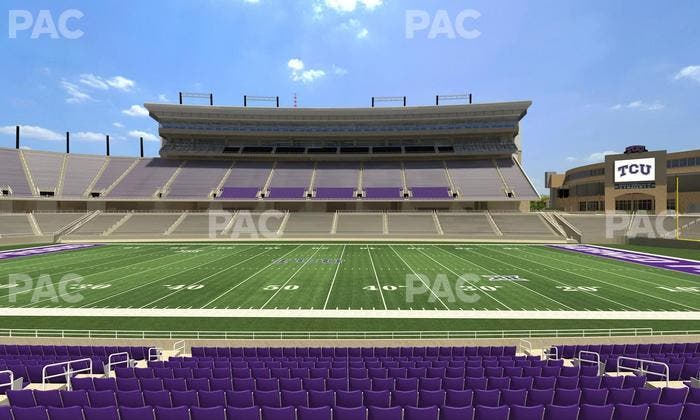 Amon G. Carter Stadium - Section 104 Seat View