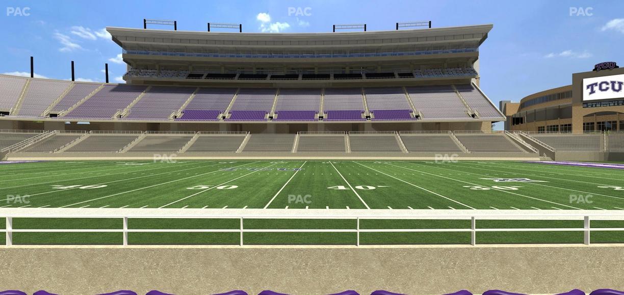 Amon G. Carter Stadium - Section 104 Seat View