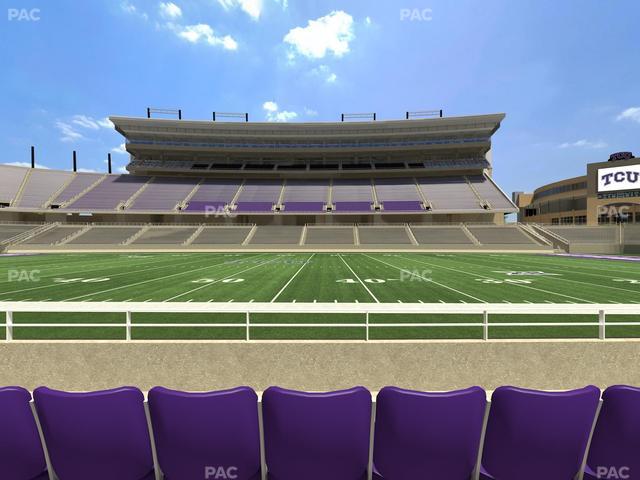 Amon G. Carter Stadium - Section 104 Seat View