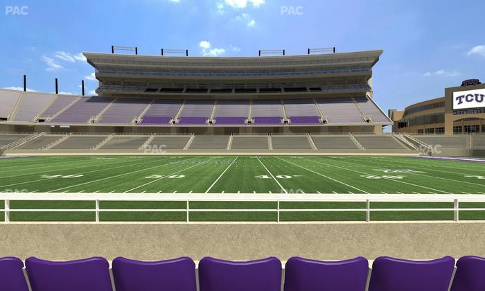 Amon G. Carter Stadium - Section 104 Seat View