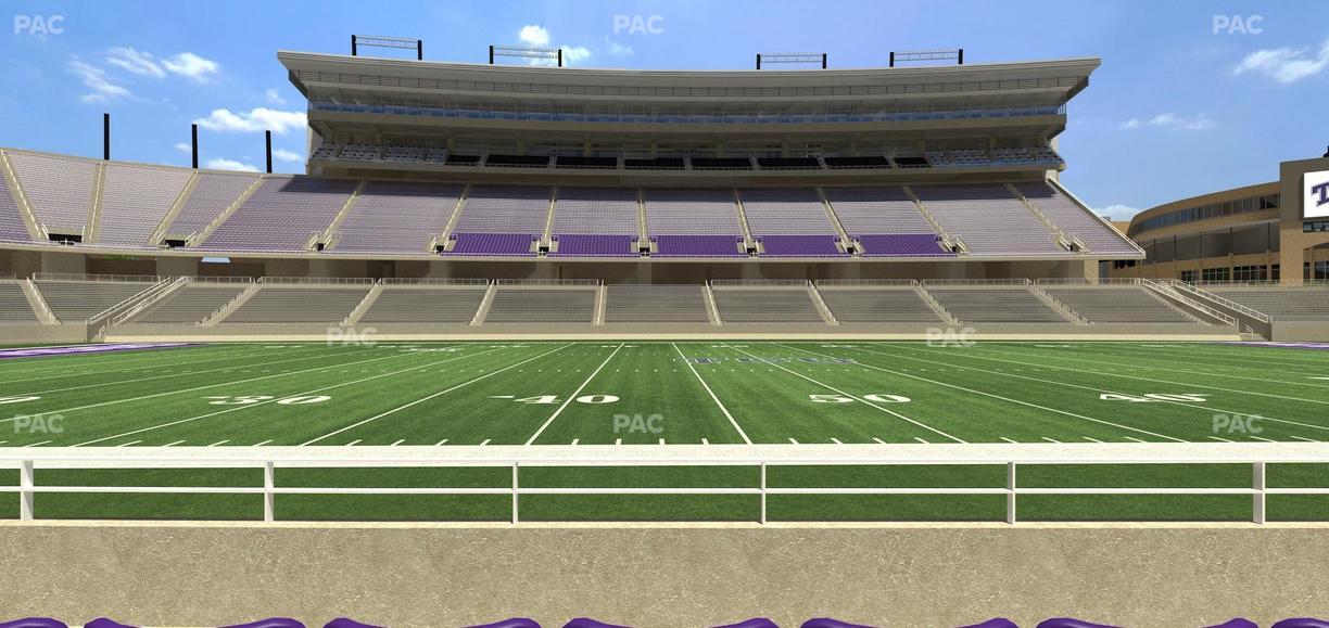Amon G. Carter Stadium - Section 105 Seat View