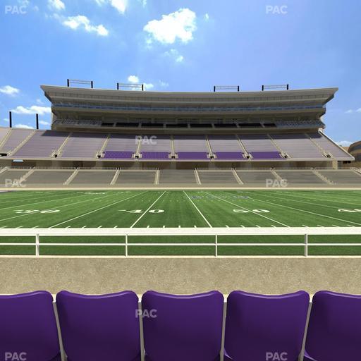 Amon G. Carter Stadium - Section 105 Seat View