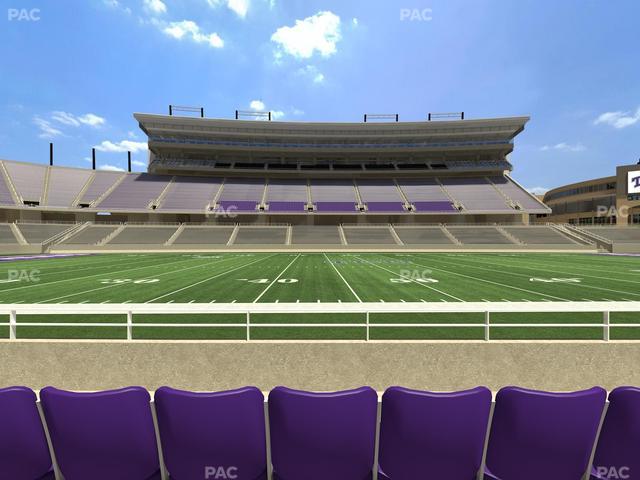 Amon G. Carter Stadium - Section 105 Seat View