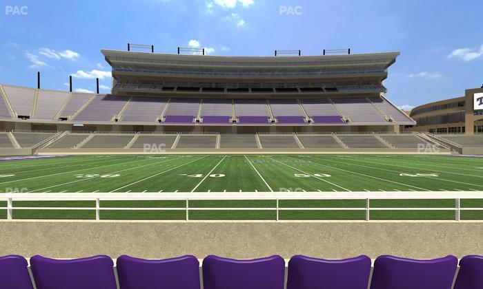 Amon G. Carter Stadium - Section 105 Seat View