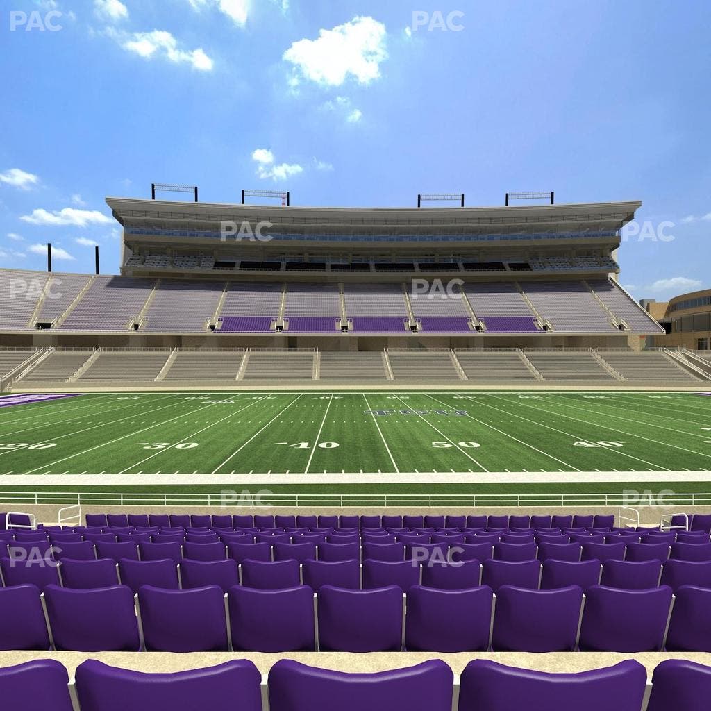 Amon G. Carter Stadium - Section 105 Seat View