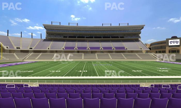 Amon G. Carter Stadium - Section 105 Seat View
