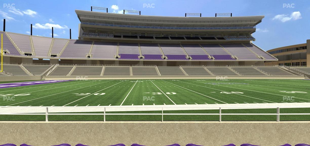 Amon G. Carter Stadium - Section 106 Seat View