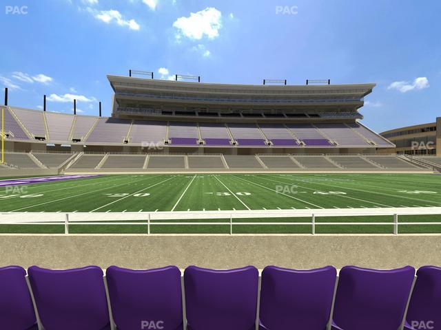 Amon G. Carter Stadium - Section 106 Seat View