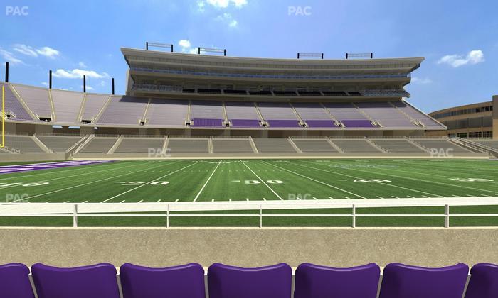 Amon G. Carter Stadium - Section 106 Seat View