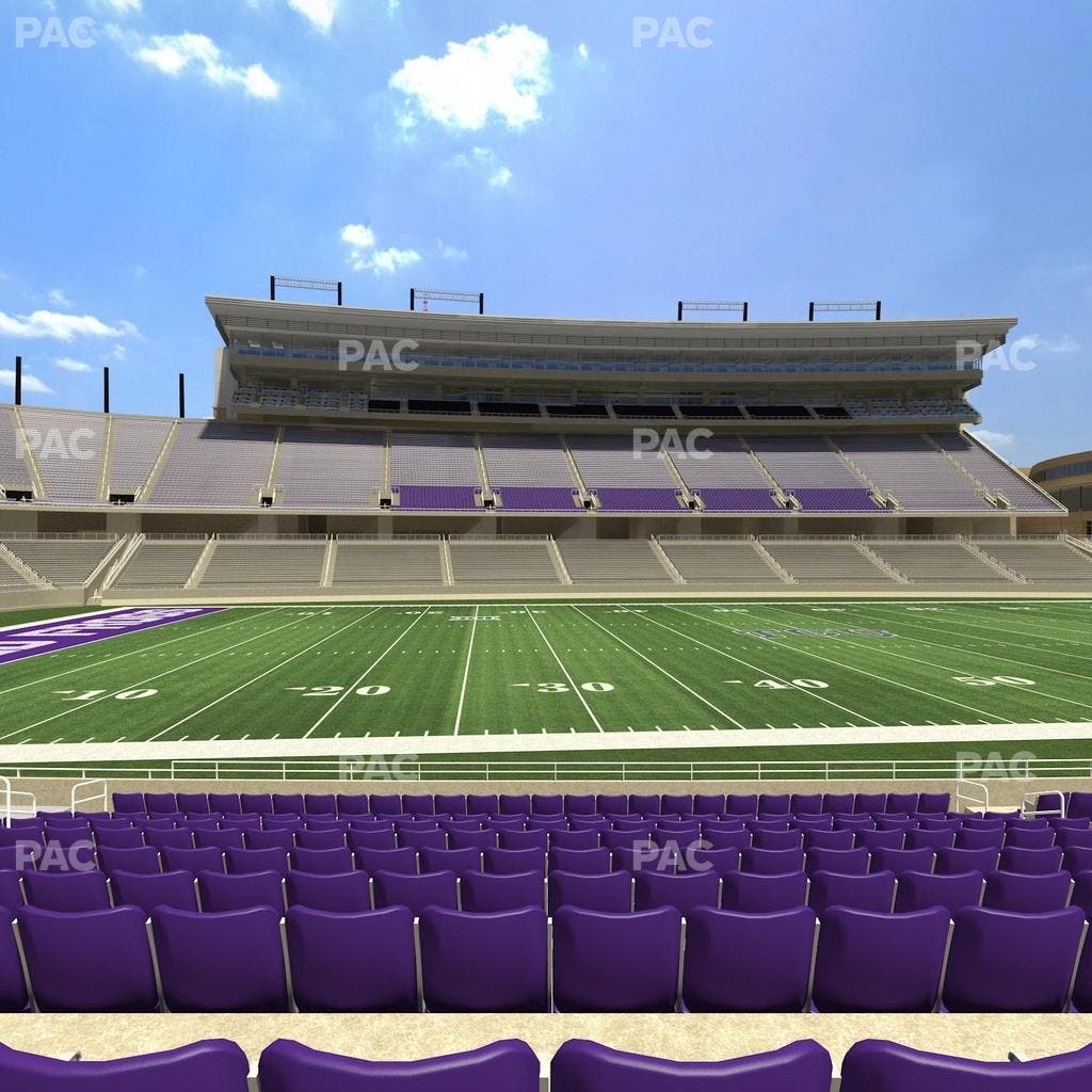 Amon G. Carter Stadium - Section 106 Seat View