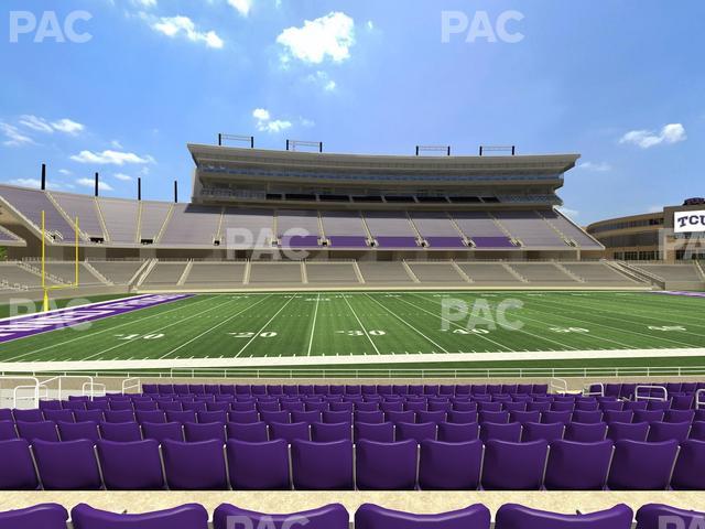Amon G. Carter Stadium - Section 106 Seat View Amon G. Carter Stadium - Section 106 Seat View