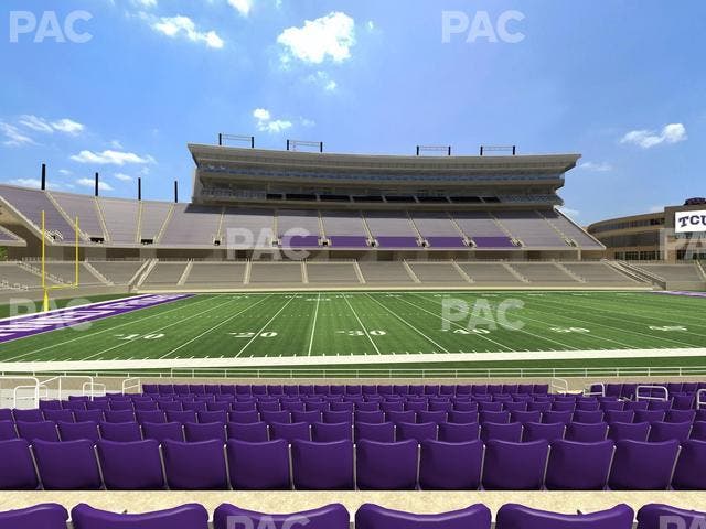 Amon G. Carter Stadium - Section 106 Seat View