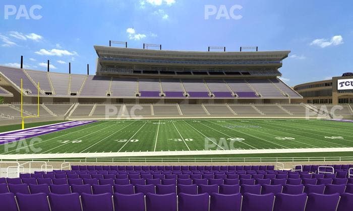 Amon G. Carter Stadium - Section 106 Seat View