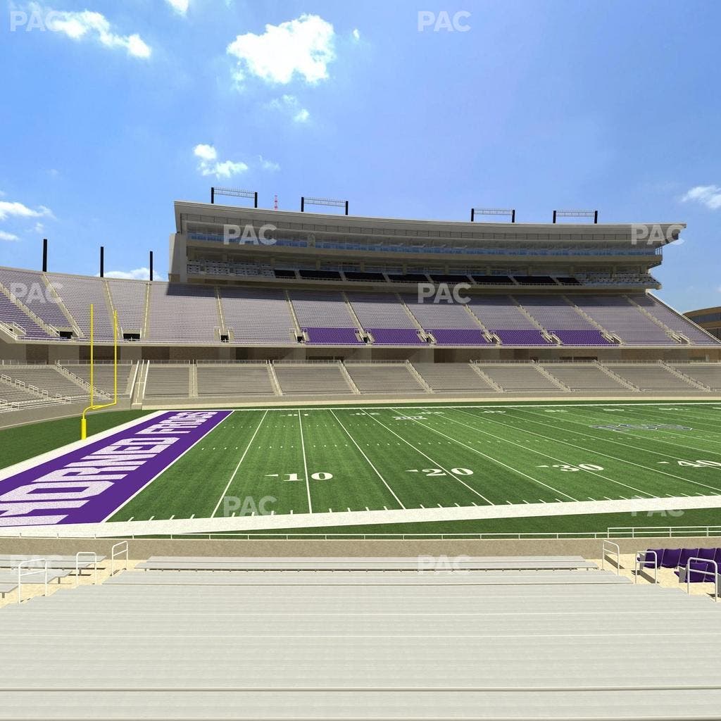 Amon G. Carter Stadium - Section 107 Seat View