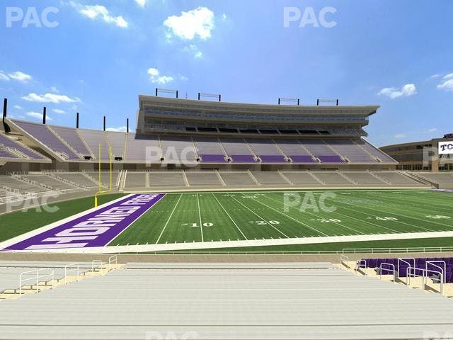 Amon G. Carter Stadium - Section 107 Seat View
