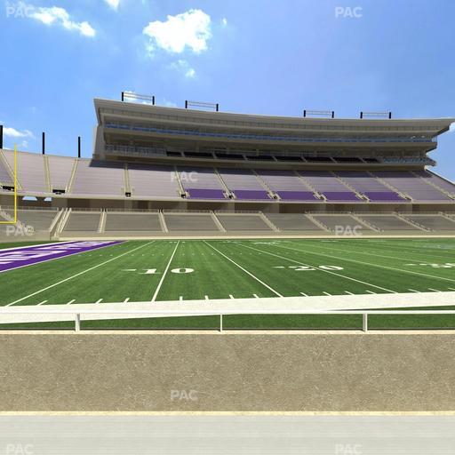 Amon G. Carter Stadium - Section 107 Seat View