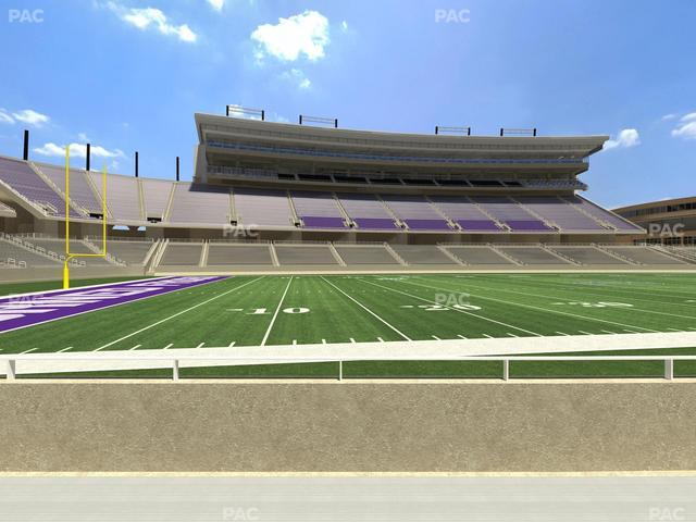 Amon G. Carter Stadium - Section 107 Seat View
