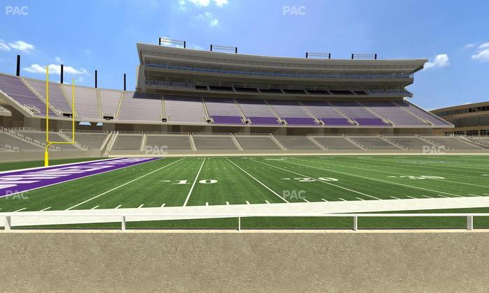 Amon G. Carter Stadium - Section 107 Seat View