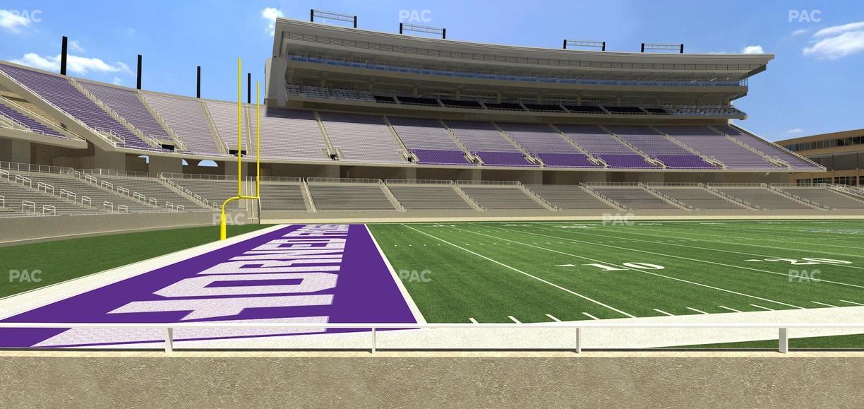 Amon G. Carter Stadium - Section 108 Seat View