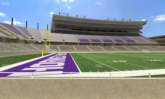 Amon G. Carter Stadium - Section 108 Seat View