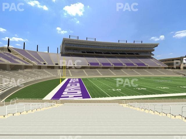Amon G. Carter Stadium - Section 108 Seat View