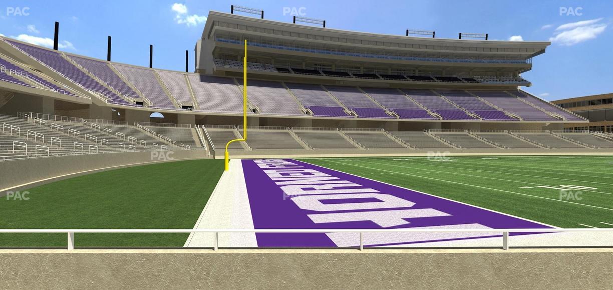 Amon G. Carter Stadium - Section 109 Seat View