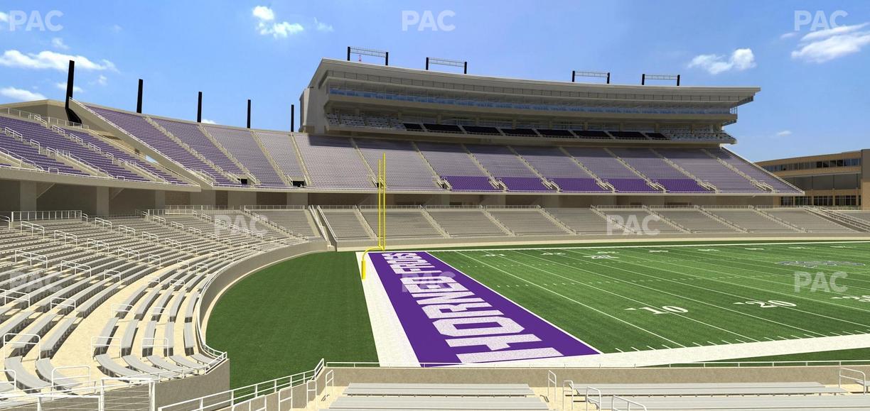 Amon G. Carter Stadium - Section 109 Seat View