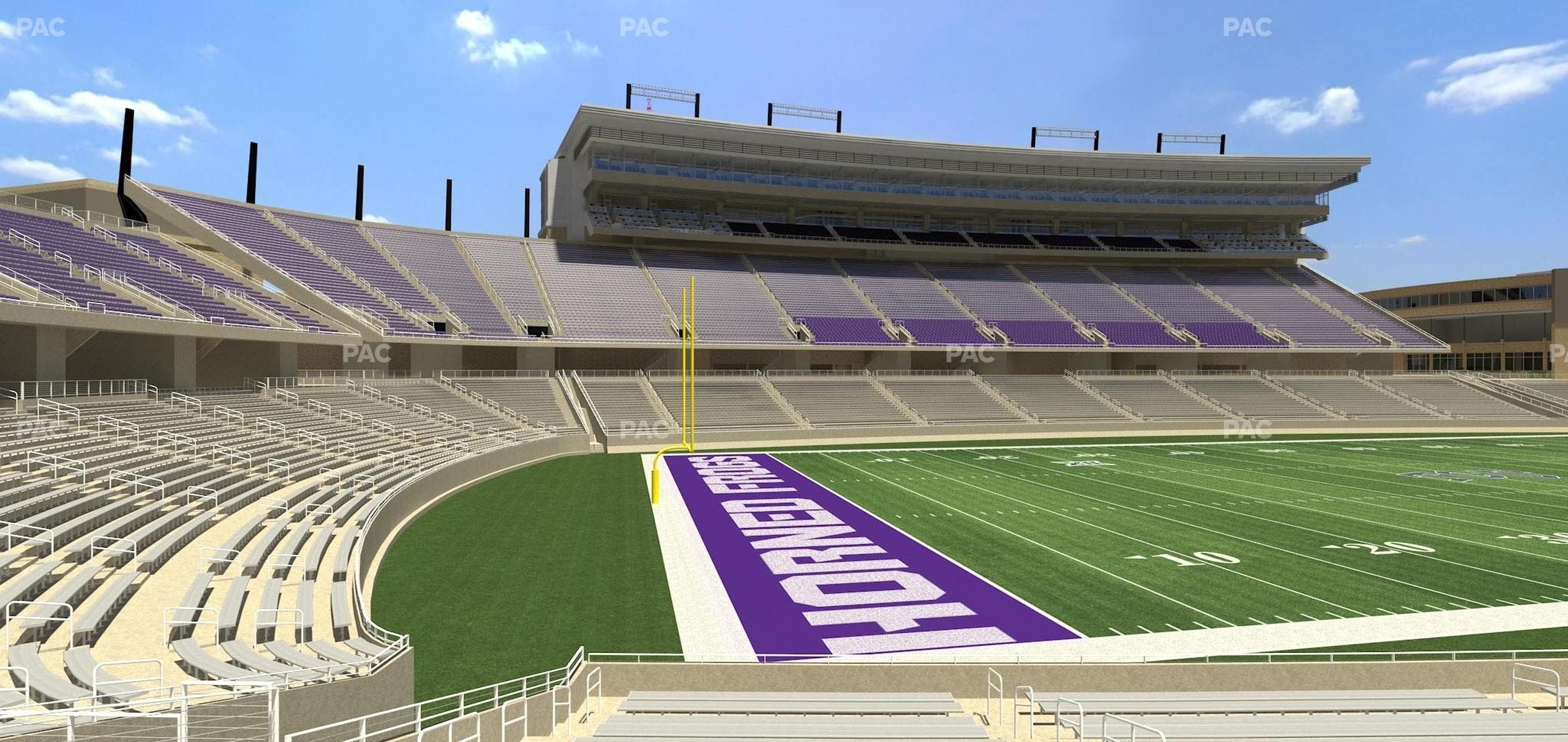 Amon G. Carter Stadium - Section 109 Seat View