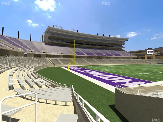 Amon G. Carter Stadium - Section 110 Seat View